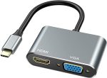 تبديل TYPE-C TO HDMI+VGA كمبو - Image 2