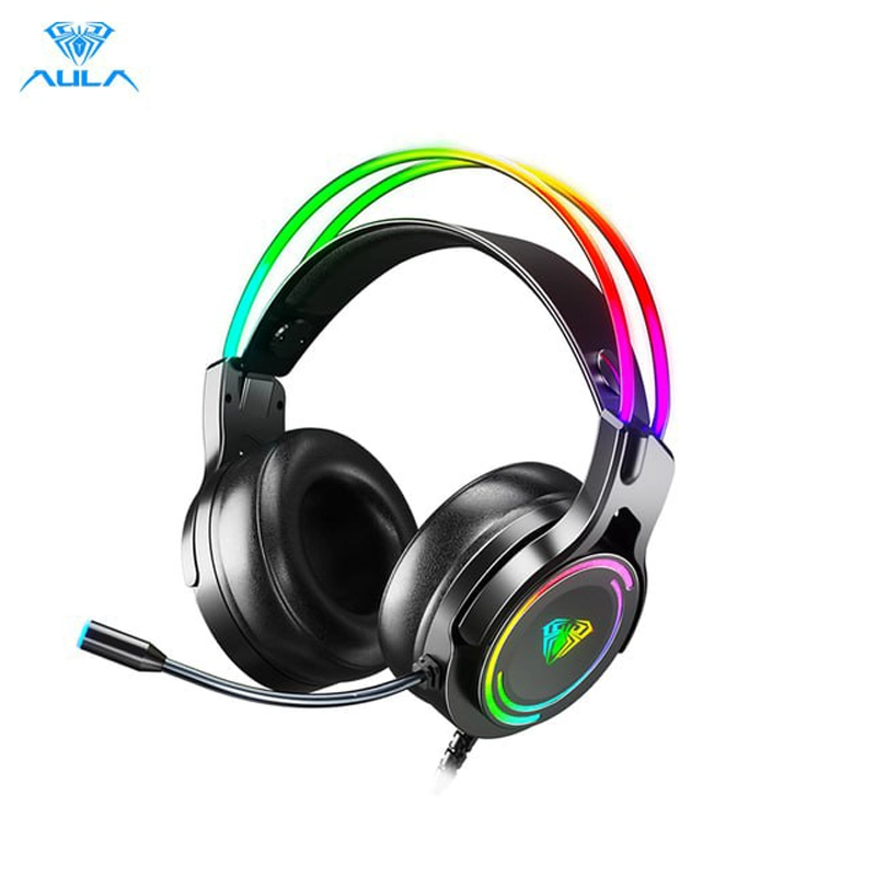 هدفون سيم دار گيمي AULA S506 BLACK