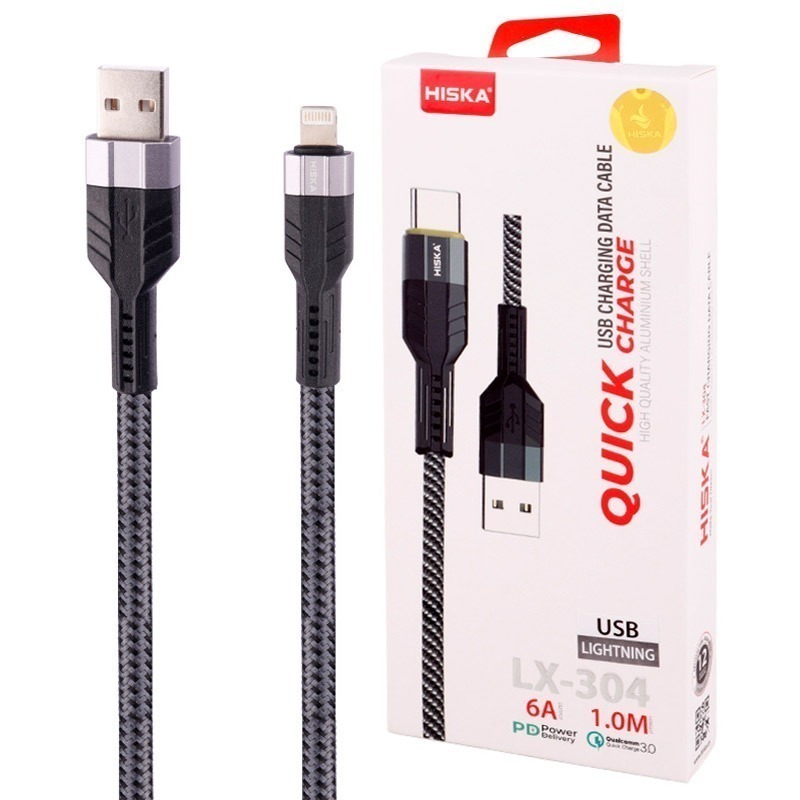 كابل تايپ سي HISKA LX304 كابل تايپ سي HISKA LX304 - Image 1