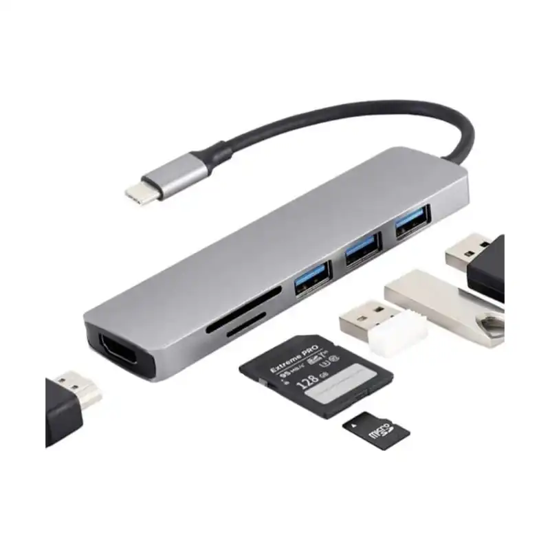 هاب ROYAL RHC-30 USB3 TYPE-C – یاسین کامپیوتر