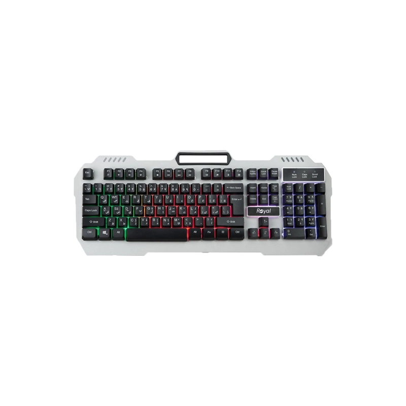 کیبورد سیم دار گیمی ROYAL RKG-615 کیبورد سیم دار گیمی ROYAL RKG-615 - Image 1