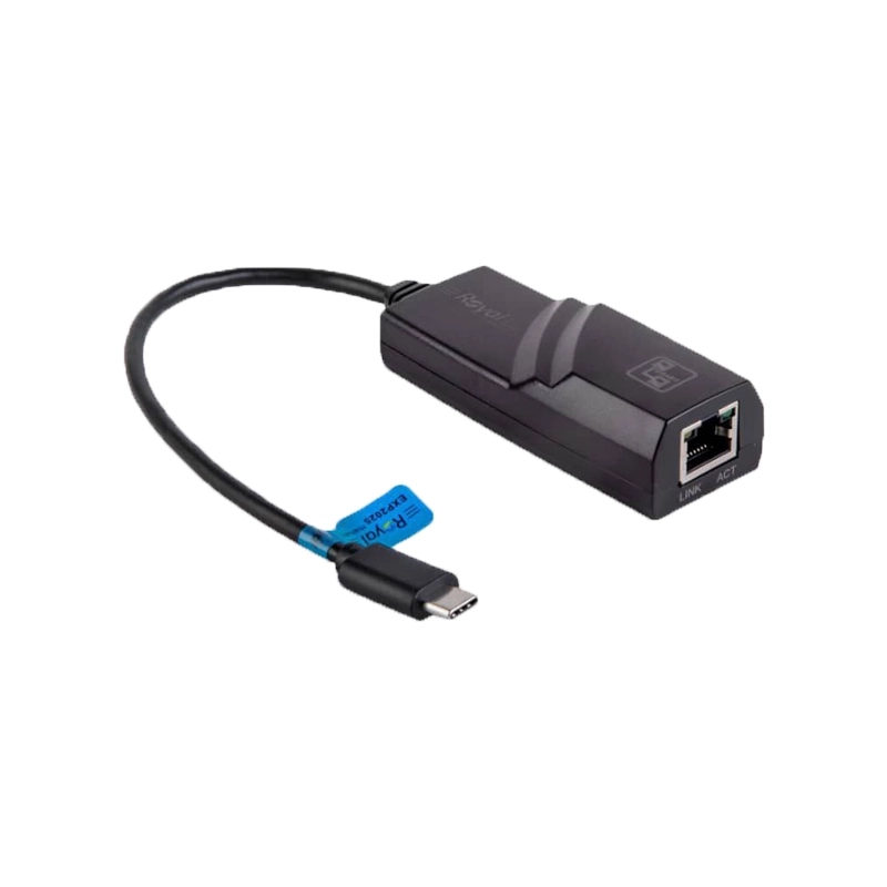 تبدیل ROYAL TYPE-C TO LAN3 RC-4050 تبدیل ROYAL TYPE-C TO LAN3 RC-4050 - Image 1