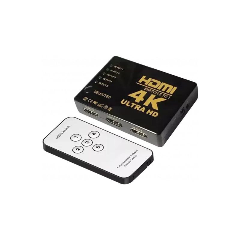 سوییچ D-NET HDMI 5PORT 4K سوییچ D-NET HDMI 5PORT 4K - Image 1