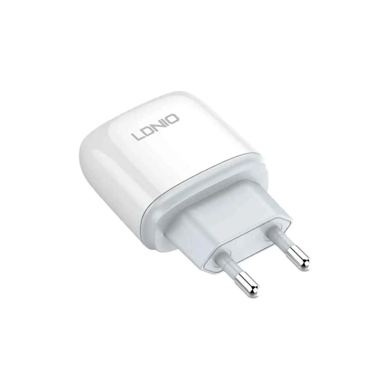 شارژر با کابل تایپ سی LDNIO A1209Q 18W شارژر با کابل تایپ سی LDNIO A1209Q 18W - Image 1