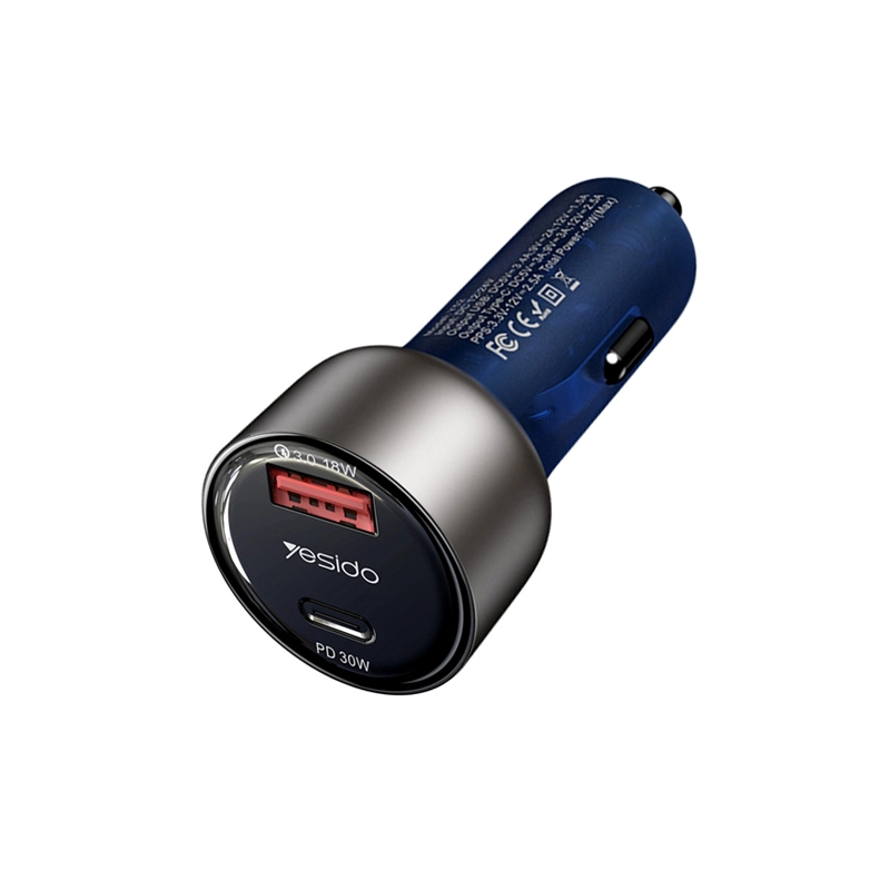 شارژر فندکی YESIDO Y52 48W شارژر فندکی YESIDO Y52 48W - Image 1