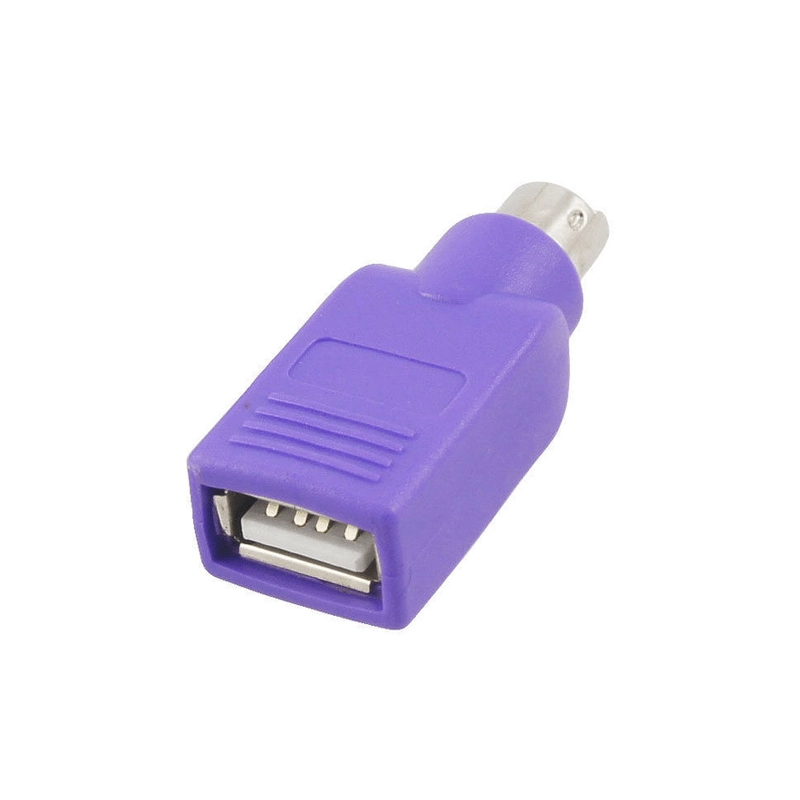 تبدیل USB به PS2 نری بنفش تبدیل USB به PS2 نری بنفش - Image 1