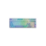 کیبورد بی سیم گیمینگ AULA F99 LIGHT GREY+WHITE+DARK GRAY NIMBUS SWITCH V3 - Image 2