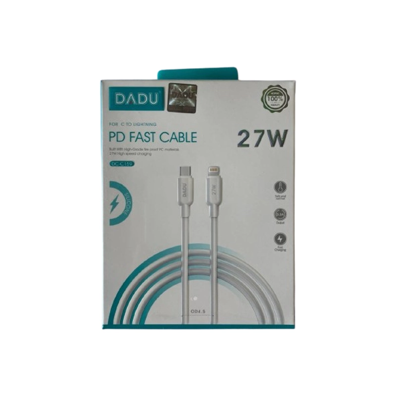 کابل تایپ سی به آیفون DADU DC-C159 کابل تایپ سی به آیفون DADU DC-C159 - Image 1