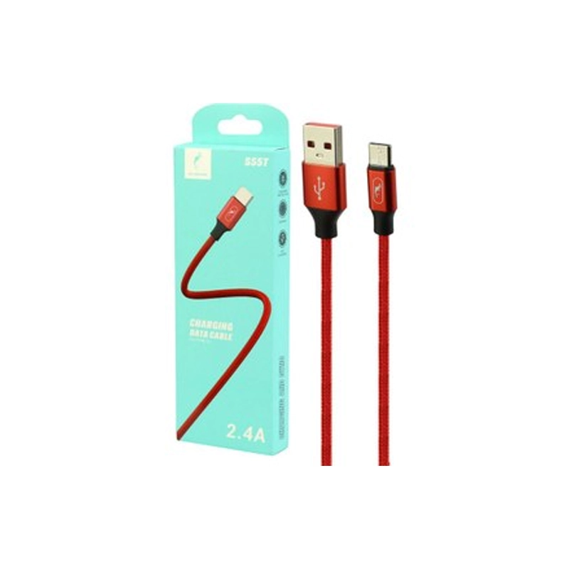 کابل شارژ تایپ سی SKY DOLPHIN S55T کابل شارژ تایپ سی SKY DOLPHIN S55T - Image 1