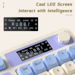 کیبورد بی سیم بلوتوثی شارژی گیمینگ AULA S99 PRO آبی - Image 4