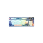 کیبورد بی سیم گیمینگ AULA F98 PRO BLACK TRANSPARENT ICE CRYSTAL SWITCH - Image 4