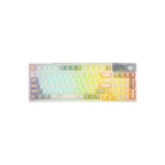 کیبورد بی سیم گیمینگ AULA F98 PRO BLACK TRANSPARENT ICE CRYSTAL SWITCH - Image 2