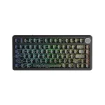 کیبورد بی سیم گیمینگ AULA F75 BLACK CONTOUR SEIYA SWITCH