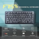 کیبورد بی سیم گیمینگ AULA F75 BLACK CONTOUR SEIYA SWITCH - Image 8