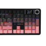 کیبورد بی سیم گیمینگ AULA F108 PRO BLACK GRADIENT GRAY WOOD SWITCH V3 - Image 16