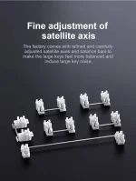 کیبورد بی سیم گیمینگ AULA F87 WHITE+ BLUE+ORANGE NIMBUS SWITCH V3 - Image 14