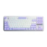 کیبورد بی سیم گیمینگ AULA F87 WHITE+ BLUE+ORANGE NIMBUS SWITCH V3 - Image 3