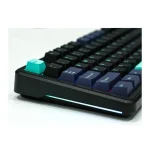 کیبورد بی سیم گیمینگ AULA F87 PRO BLUE+BLACK+CYAN GRAY WOOD SWITCH V4 - Image 3