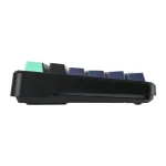 کیبورد بی سیم گیمینگ AULA F87 PRO BLUE+BLACK+CYAN GRAY WOOD SWITCH V4 - Image 4