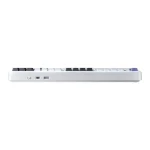 کیبورد سیم دار گیمینگ AULA F87 WHITE+GRAY+BLUE GRAY WOOD SWITCH V3 - Image 6