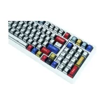 کیبورد بی سیم گیمینگ AULA F99 COMICS GRAY WOOD SWITCH V3 - Image 3