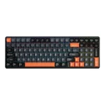کیبورد بی سیم گیمینگ AULA S100 PRO BLACK+BLUE+WHITE BROWN SWITCH - Image 3
