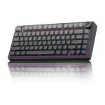 کیبورد بی سیم گیمینگ AULA F75 BLACK+GRADUAL GREY REAPER SWITCH - Image 2