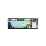 کیبورد بی سیم گیمینگ AULA F99 PRO BLACK+GRAY+GREEN GREY WOOD SWITCH V3 - Image 2