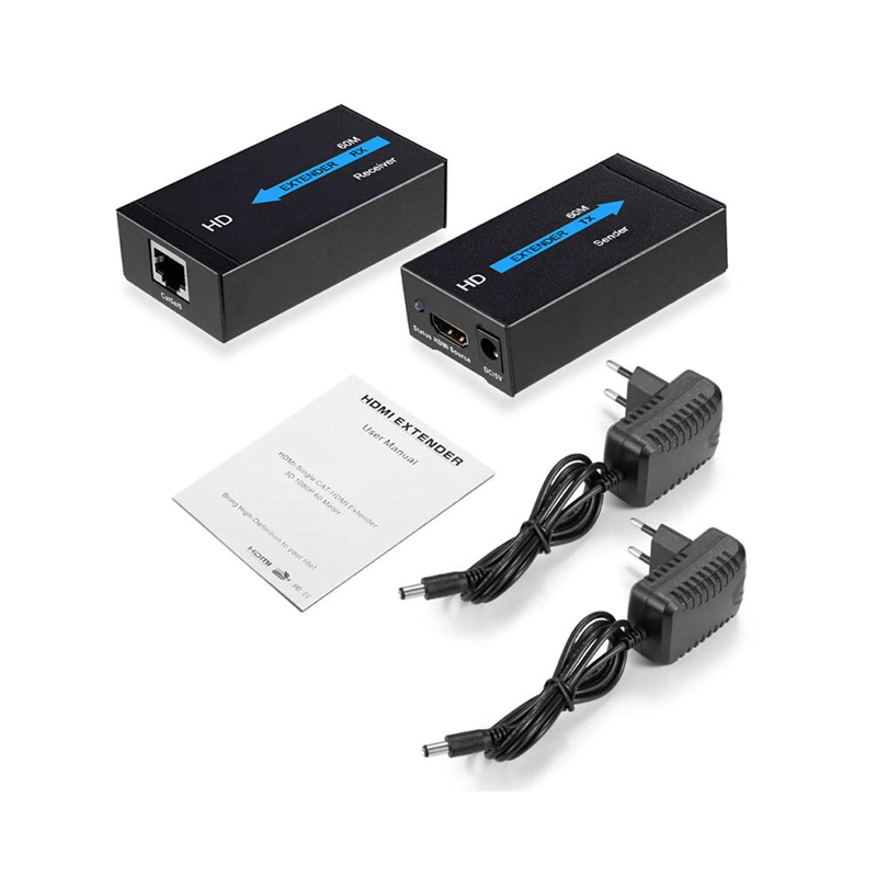 تبدیل HDMI EXTENDER 60M با آداپتور تبدیل HDMI EXTENDER 60M با آداپتور - Image 1