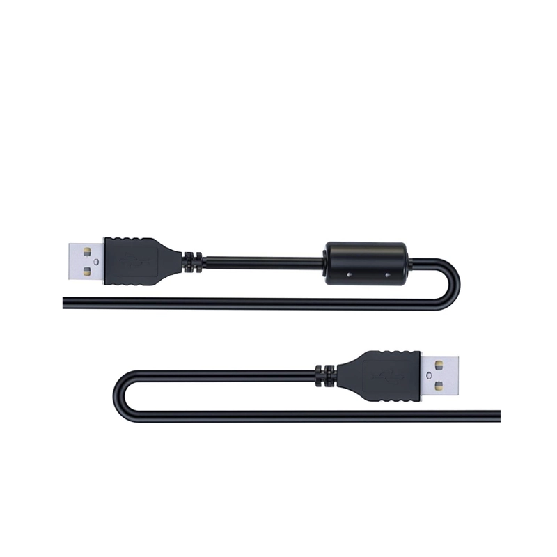 کابل لینک نویزگیردار USB2 80CM مشکی کابل لینک نویزگیردار USB2 80CM مشکی - Image 1