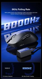 موس بی سیم بلوتوثی شارژی AULA SC900 PRO مشکی - Image 9