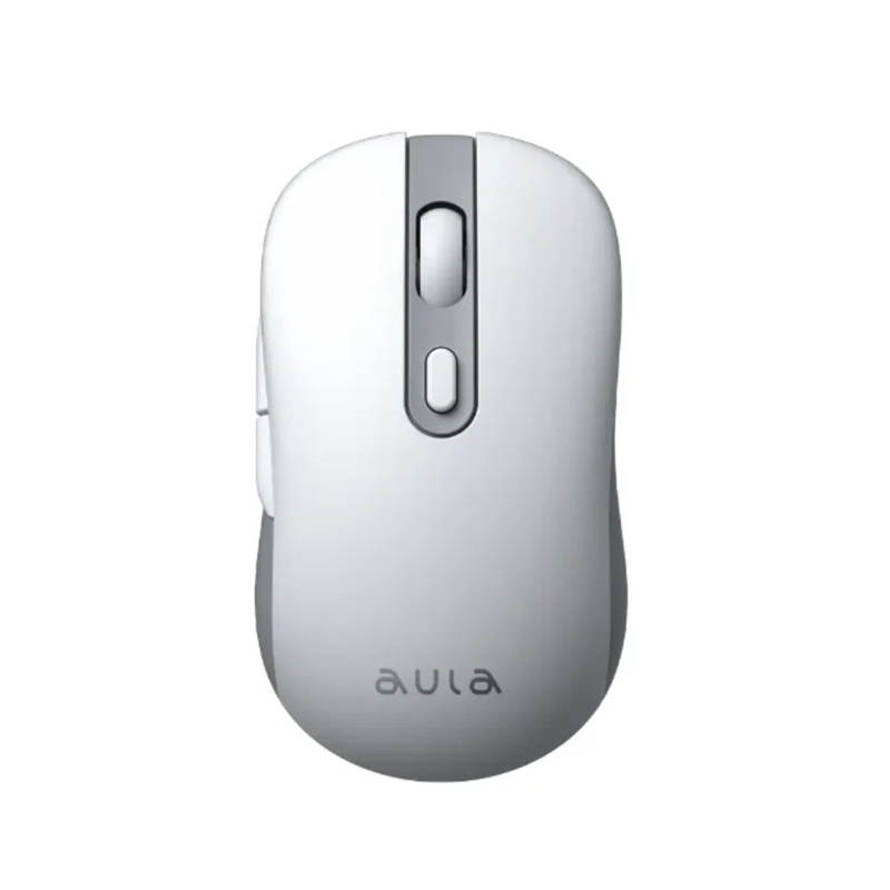 AULA-AM212-2 موس بی سیم AULA AM212 SILENT سفید - Image 1