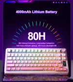 کیبورد بی سیم گیمینگ AULA S75 PRO GRADIENT GRAY SEIYA SWITCH - Image 12