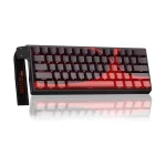 کیبورد سیم دار گیمینگ AULA WIN 60 HE MAX BLACK+RED WING CHUN MAGNETIC SWITCH