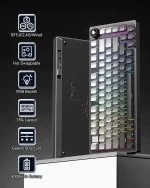 کیبورد بی سیم گیمینگ LEOBOG HI75 C PRO BLACK+GRADIENT GREY REAPER SWITCH - Image 2