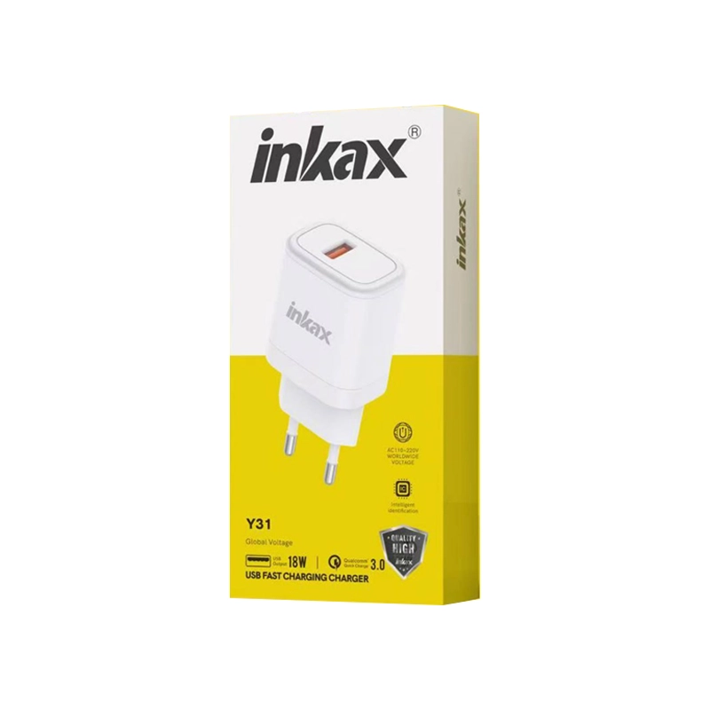 Y31QC3 شارژر INKAX Y31 QC3.0 - Image 1