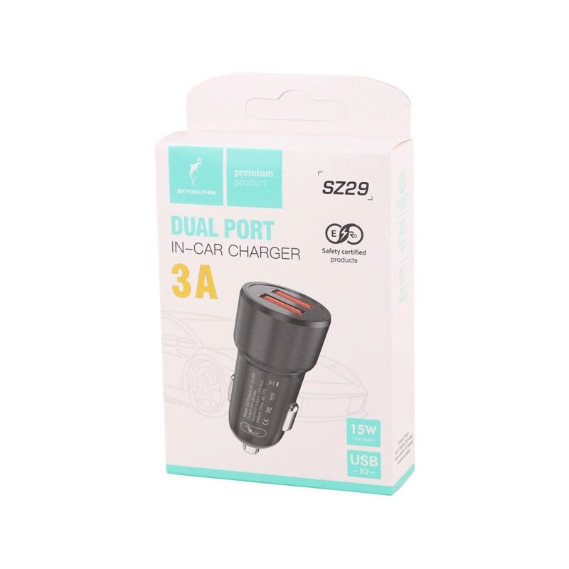 شارژر فندکی با کابل میکرو SKY DOLPHIN SZ29V شارژر فندکی با کابل میکرو SKY DOLPHIN SZ29V - Image 1