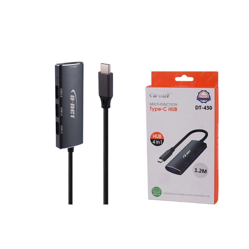 هاب D-NET USB3 TYPE-C 120CM هاب D-NET USB3 TYPE-C 120CM - Image 1