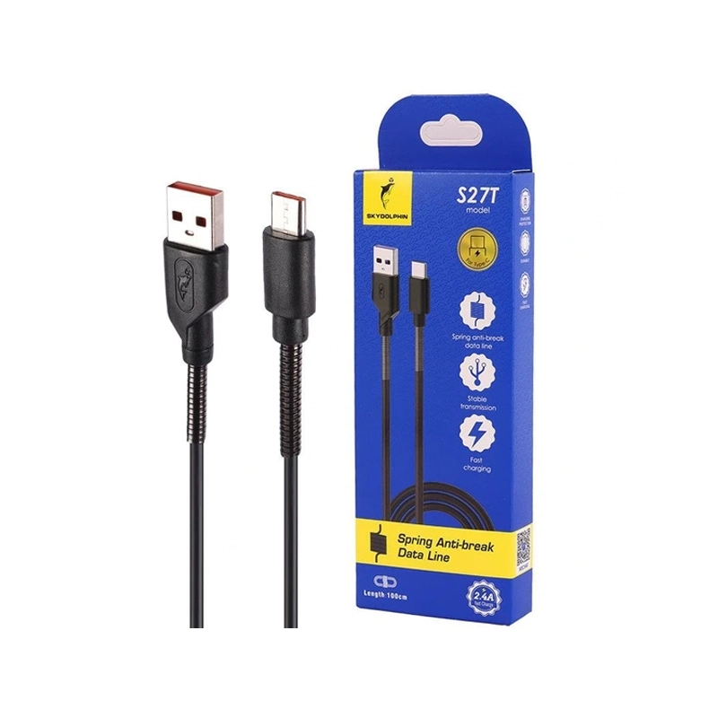 کابل شارژ تایپ سی SKY DOLPHIN S27T کابل شارژ تایپ سی SKY DOLPHIN S27T - Image 1