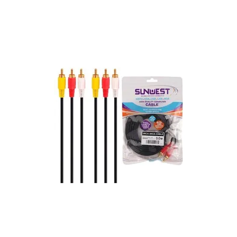 کابل تصویر SUNWEST 3M 3.3 کابل تصویر SUNWEST 3M 3/3 - Image 1