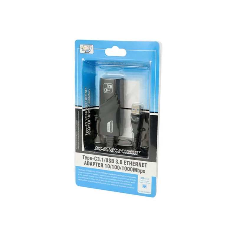 تبدیل USB3 TO LAN 10.100.1000 آبی تبدیل USB3 TO LAN 10/100/1000 آبی - Image 1