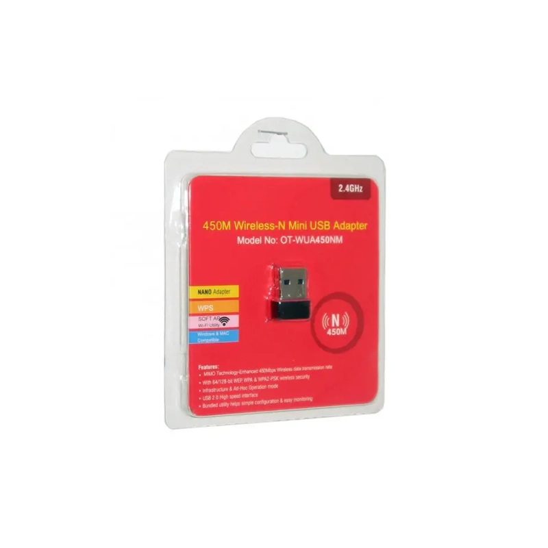 دانگل شبکه بدون آنتن OT-WUA450NM دانگل شبکه بدون آنتن OT-WUA450NM - Image 1