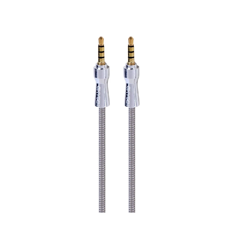 کابل صدا فلزی OXYGEN AUX AU01 1M 1.1 کابل صدا فلزی OXYGEN AUX AU01 1M 1/1 - تصویر 1