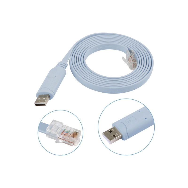 کابل کنسول RJ45 TO USB UTP کابل کنسول RJ45 TO USB UTP - تصویر 1